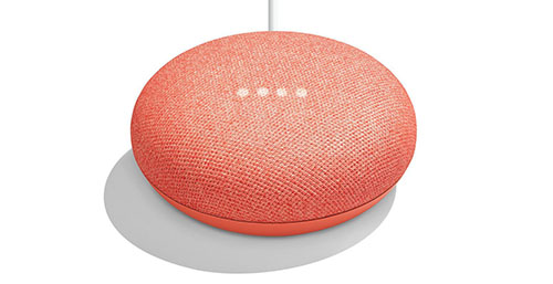Soldes : 22€ l'enceinte Google Home Mini (couleur corail)