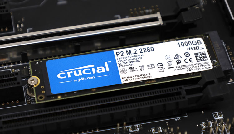 Bon Plan : le SSD Crucial P2 de 1 To à 83€ sur .fr