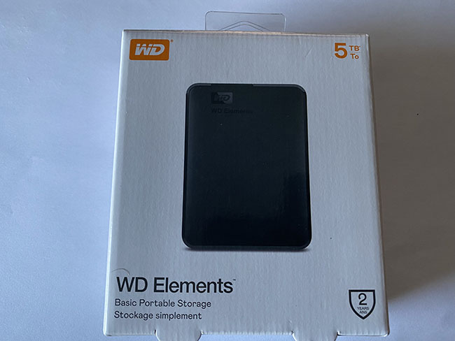 Western Digital Disque dur externe WD Elements Portable 5 TB