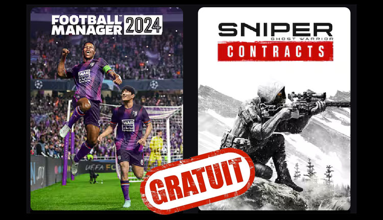 Jeux gratuits : Football Manager 2024 et Sniper Ghost Warrior Contracts !