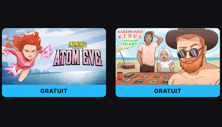 Jeux gratuits : Invincible Presents: Atom Eve et Kardboard Kings