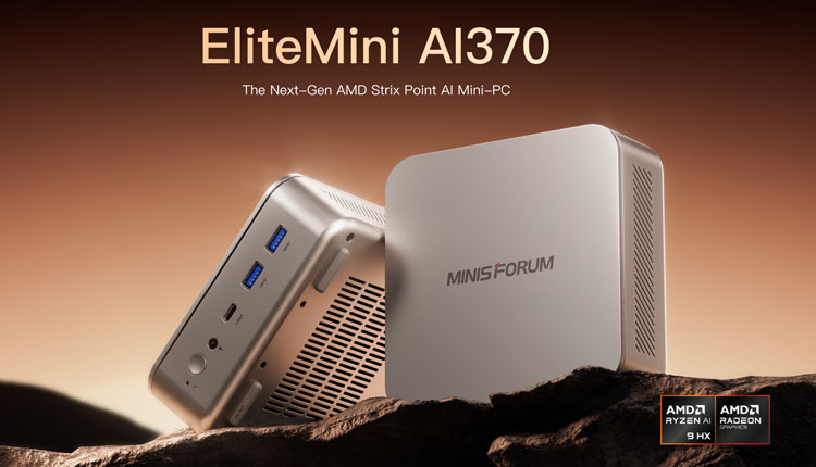 Minisforum dévoile un mini pc performant : l’EliteMini AI370