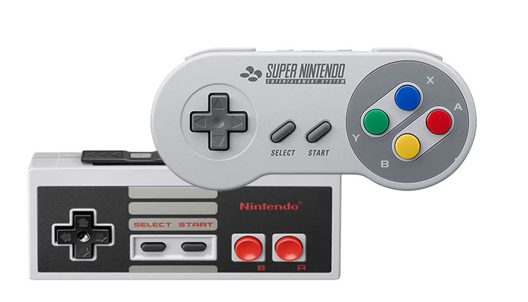 Les manettes Nintendo NES et SNES pour Nintendo Swich sont à nouveau disponibles