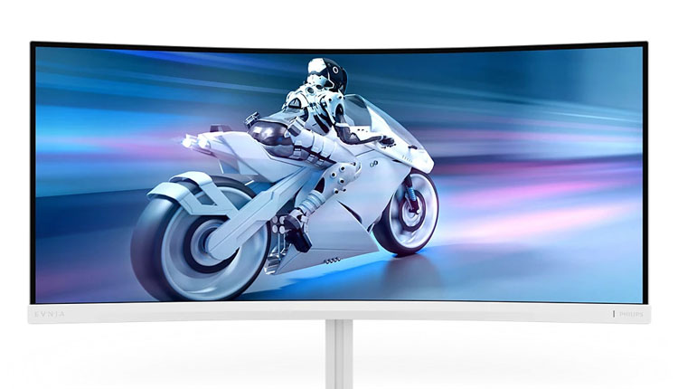 Evnia 34M2C5501A : un nouveal écran 34″ incurvé et WQHD chez Philips