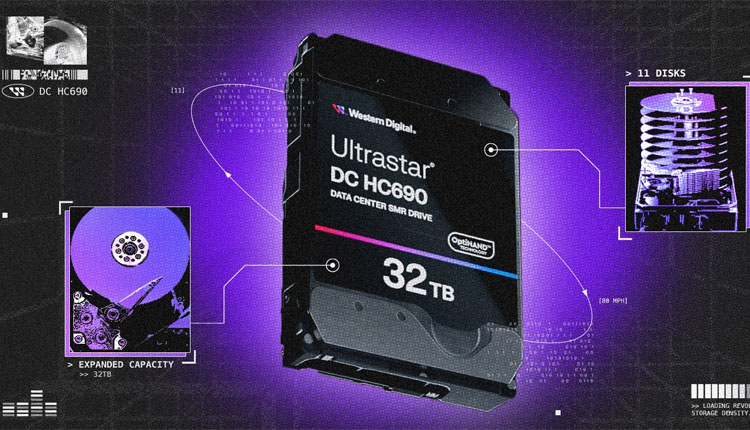 Nouveau record : Western Digital annonce un disque dur de 32 To !