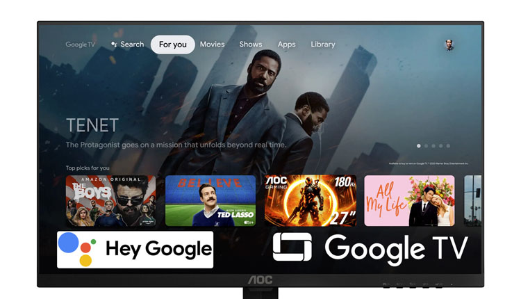 AOC Q27G4XY : un écran gaming 27″ avec Google TV intégré