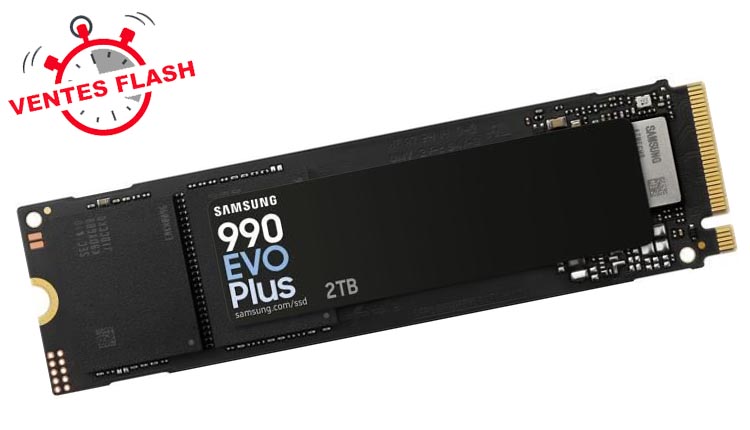 Vente flash : le SSD Samsung 990 EVO Plus 2 To est bradé à 129,99€ sur CDiscount